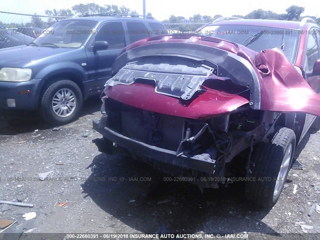 JN8AS5MT3BW174231 - 2011 NISSAN ROGUE S/SV/KROM RED photo 6