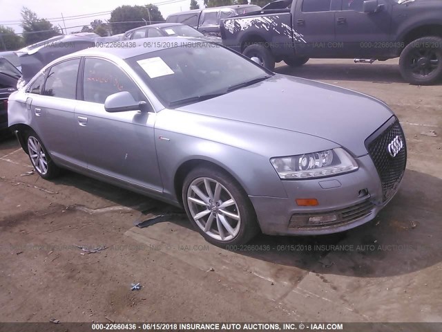 WAUKGAFB6AN080411 - 2010 AUDI A6 PRESTIGE ნაცრისფერი ფოტო 1
