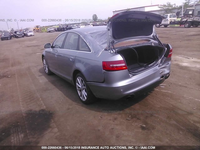 WAUKGAFB6AN080411 - 2010 AUDI A6 PRESTIGE ნაცრისფერი ფოტო 3