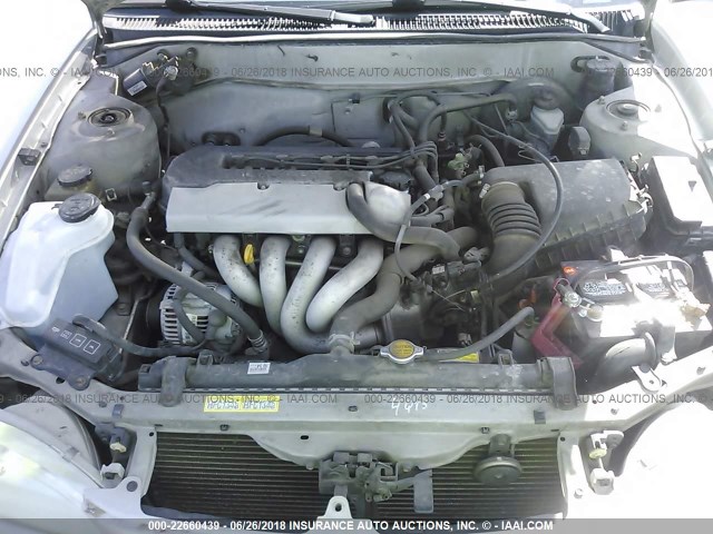 1NXBR12E7XZ258317 - 1999 TOYOTA COROLLA VE/CE/LE 银色 照片 10