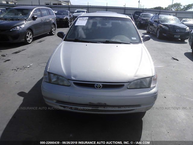 1NXBR12E7XZ258317 - 1999 TOYOTA COROLLA VE/CE/LE 银色 照片 6