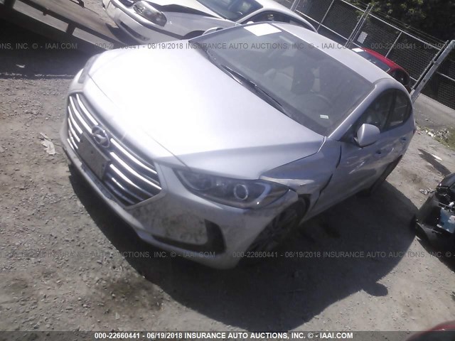 5NPD84LF5JH336491 - 2018 HYUNDAI ELANTRA SEL/VALUE/LIMITED SILVER photo 2