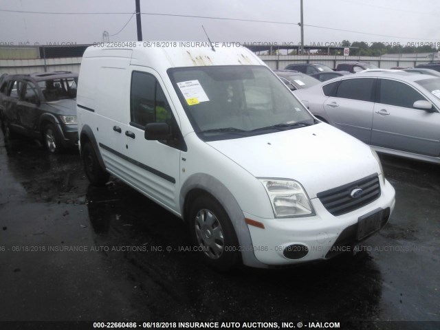 NM0LS7DN7AT018420 - 2010 FORD TRANSIT CONNECT XLT WHITE photo 1