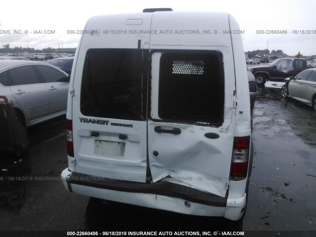 NM0LS7DN7AT018420 - 2010 FORD TRANSIT CONNECT XLT WHITE photo 6