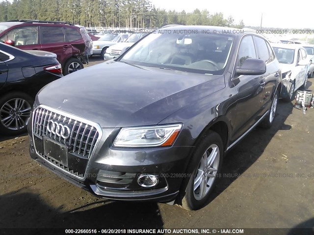 WA1CMAFP5EA112641 - 2014 AUDI Q5 TDI/PREMIUM PLUS GRAY photo 2