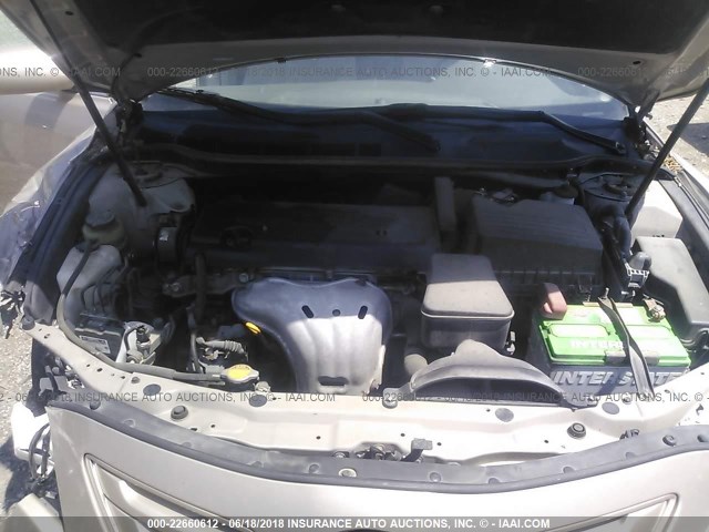 4T1BE46K38U752205 - 2008 TOYOTA CAMRY CE/LE/XLE/SE TAN photo 10