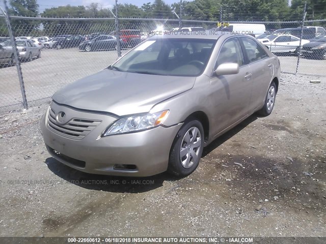 4T1BE46K38U752205 - 2008 TOYOTA CAMRY CE/LE/XLE/SE TAN photo 2