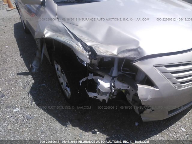 4T1BE46K38U752205 - 2008 TOYOTA CAMRY CE/LE/XLE/SE TAN photo 6