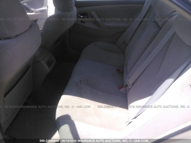 4T1BE46K38U752205 - 2008 TOYOTA CAMRY CE/LE/XLE/SE TAN photo 8