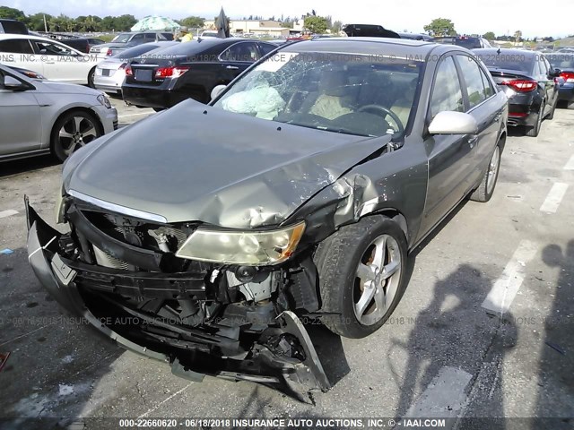 5NPEU46F47H239979 - 2007 HYUNDAI SONATA SE/LIMITED GRAY photo 6