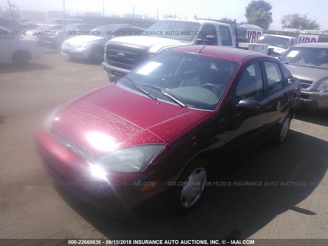 1FAHP33P03W289218 - 2003 FORD FOCUS LX RED photo 2