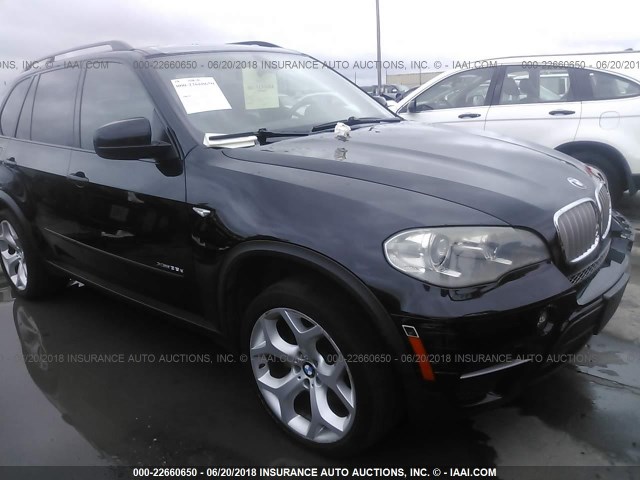 5UXZW0C56BL662856 - 2011 BMW X5 XDRIVE35D BLACK photo 1