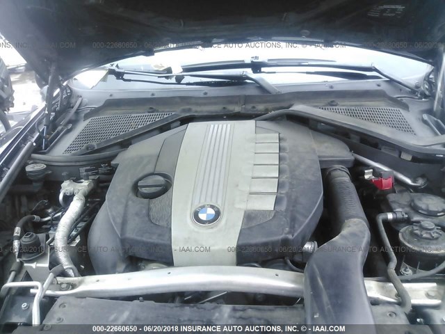 5UXZW0C56BL662856 - 2011 BMW X5 XDRIVE35D BLACK photo 10