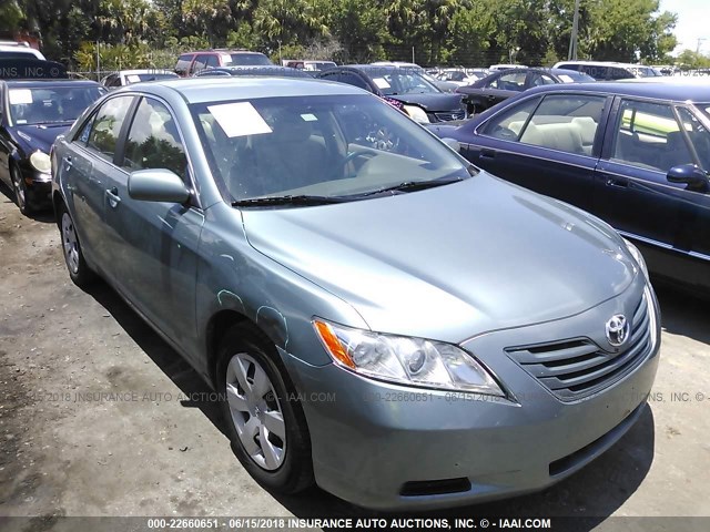 4T1BE46K39U799736 - 2009 TOYOTA CAMRY SE/LE/XLE 绿色 照片 1