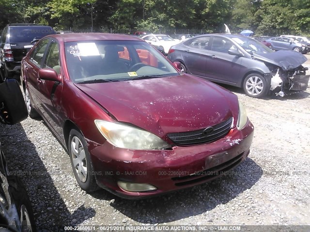 4T1BE30K43U219873 - 2003 TOYOTA CAMRY LE/XLE/SE Qırmızı foto 1