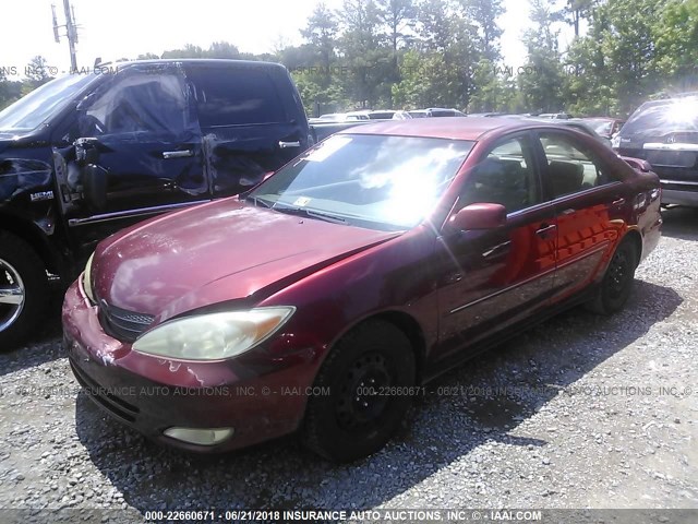 4T1BE30K43U219873 - 2003 TOYOTA CAMRY LE/XLE/SE Qırmızı foto 2