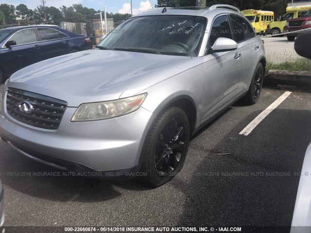 JNRBS08W66X400267 - 2006 INFINITI FX45 GRAY photo 2