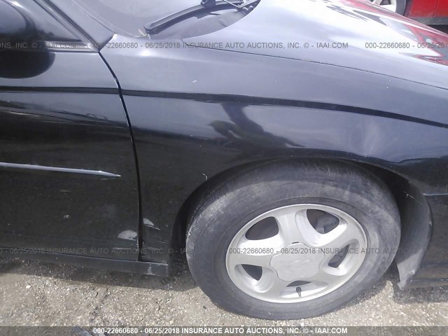 2G1WX15K119264818 - 2001 CHEVROLET MONTE CARLO SS შავი ფოტო 6