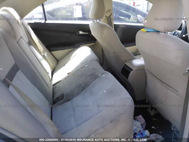 4T4BF1FK2CR159722 - 2012 TOYOTA CAMRY SE/LE/XLE 蓝色 照片 8