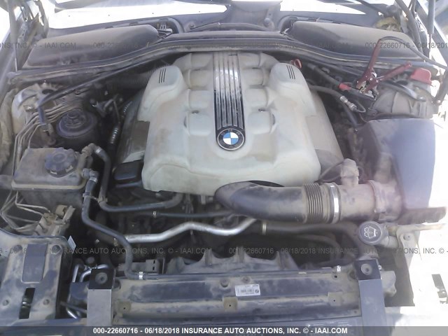 WBAEK73485B261036 - 2005 BMW 645 CI AUTOMATIC Bleu photo 10