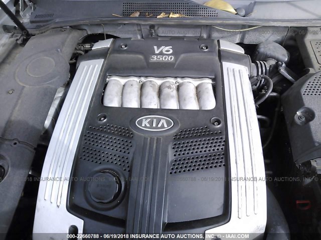 KNALD124955076038 - 2005 KIA AMANTI 银色 照片 10