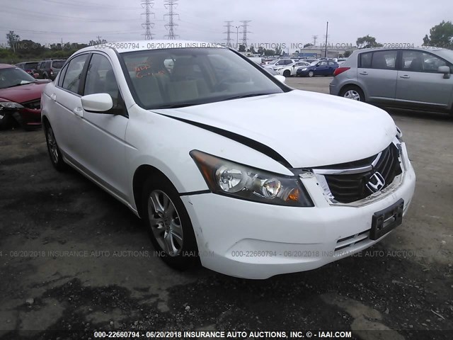 1HGCP25458A039058 - 2008 HONDA ACCORD LXP WHITE photo 1