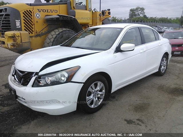 1HGCP25458A039058 - 2008 HONDA ACCORD LXP WHITE photo 2