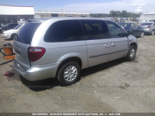 2D4GP44363R287802 - 2003 DODGE GRAND CARAVAN SPORT SILVER photo 4