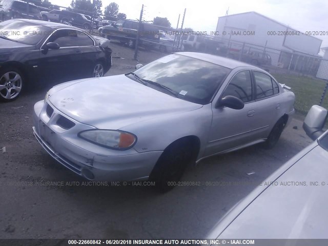 1G2NF52EX4C255080 - 2004 PONTIAC GRAND AM SE1 SILVER photo 2