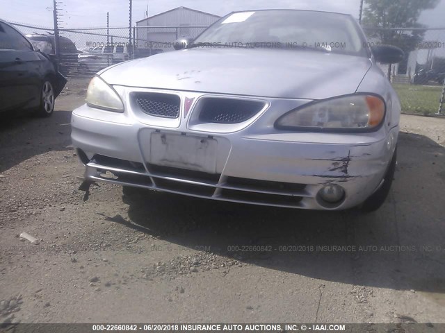 1G2NF52EX4C255080 - 2004 PONTIAC GRAND AM SE1 SILVER photo 6