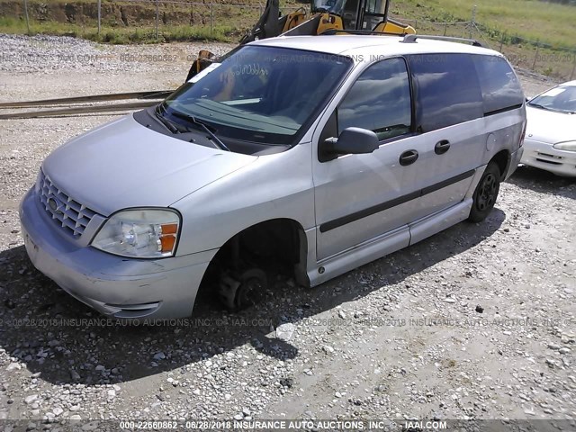 2FMZA51237BA28249 - 2007 FORD FREESTAR SE SILVER photo 2