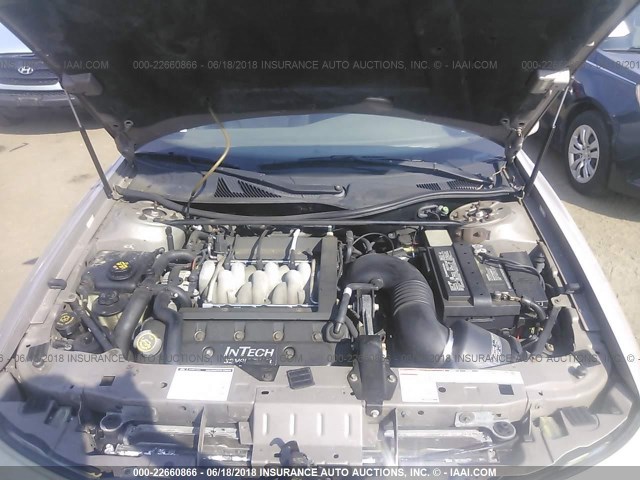 1LNFM97V2WY740742 - 1998 LINCOLN CONTINENTAL  Gold Foto 10