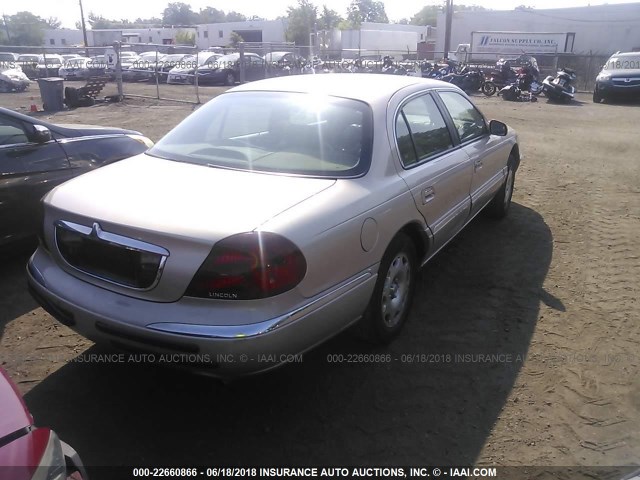 1LNFM97V2WY740742 - 1998 LINCOLN CONTINENTAL  Gold Foto 4