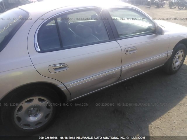 1LNFM97V2WY740742 - 1998 LINCOLN CONTINENTAL  Gold Foto 6