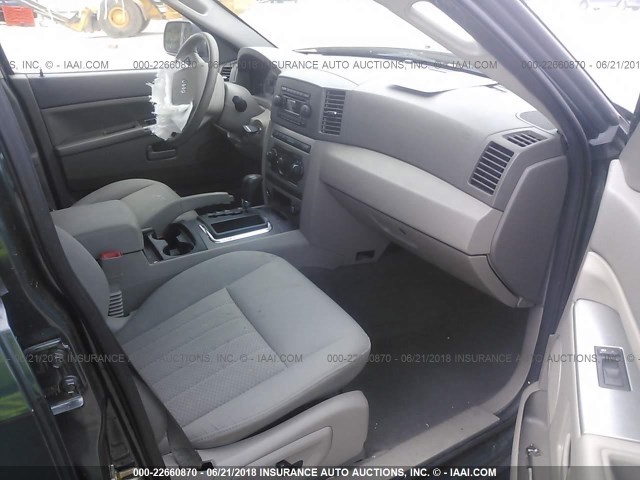 1J4HS48N75C732520 - 2005 JEEP GRAND CHEROKEE LAREDO/COLUMBIA/FREEDOM 绿色 照片 5