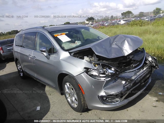 2C4RC1GG9JR247774 - 2018 CHRYSLER PACIFICA LIMITED GRAY photo 1