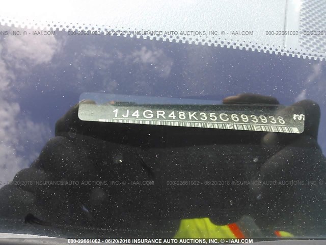 1J4GR48K35C693938 - 2005 JEEP GRAND CHEROKEE LAREDO/COLUMBIA/FREEDOM 白色 照片 9