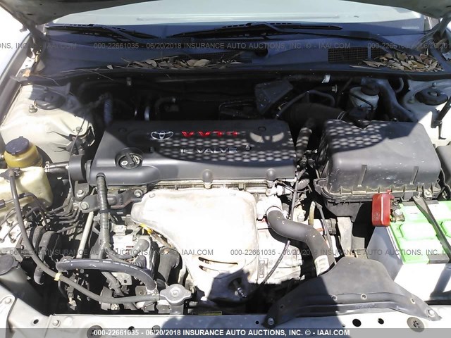 4T1BE32K52U611644 - 2002 TOYOTA CAMRY LE/XLE/SE ვერცხლისფერი ფოტო 10