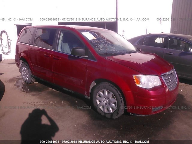 2A8HR44E29R516247 - 2009 CHRYSLER TOWN & COUNTRY LX RED photo 1