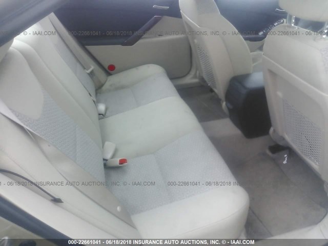 1G2ZF58B974189909 - 2007 PONTIAC G6 VALUE LEADER/BASE GOLD photo 8