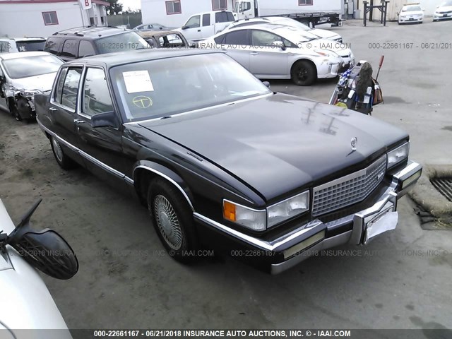 1G6CB533XL4312417 - 1990 CADILLAC FLEETWOOD BLACK photo 1