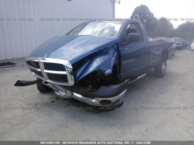 3D7KU26D74G127869 - 2004 DODGE RAM 2500 ST/SLT BLUE photo 2