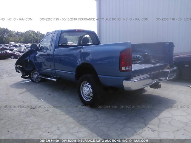 3D7KU26D74G127869 - 2004 DODGE RAM 2500 ST/SLT 蓝色 照片 3