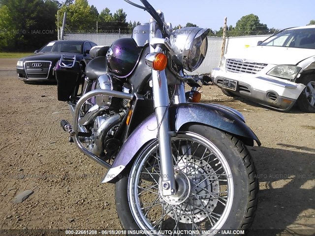 JH2RC44352M611672 - 2002 HONDA VT750 CDA PURPLE photo 2