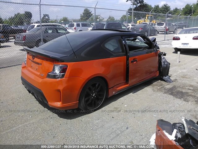 JTKJF5C71FJ005440 - 2015 TOYOTA SCION TC 橙色 照片 4