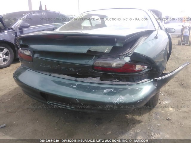 2G1FP22K4T2124977 - 1996 CHEVROLET CAMARO RS GREEN photo 6