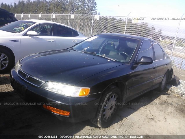 1HGCD5656TA128891 - 1996 HONDA ACCORD EX/EX-R BLACK photo 2