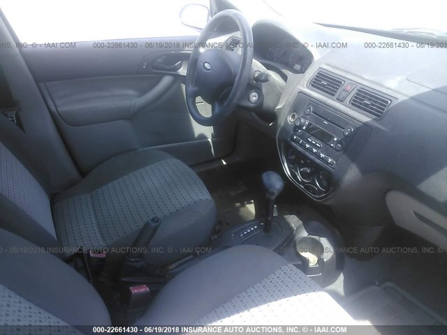 1FAHP34N87W115271 - 2007 FORD FOCUS ZX4/S/SE/SES GRAY photo 5