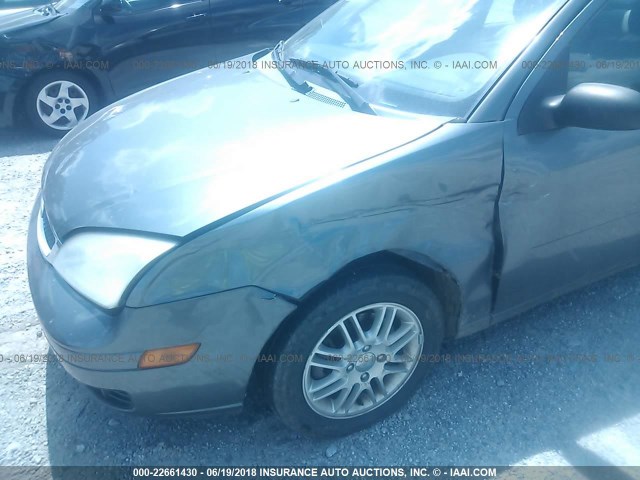 1FAHP34N87W115271 - 2007 FORD FOCUS ZX4/S/SE/SES 灰色 照片 6