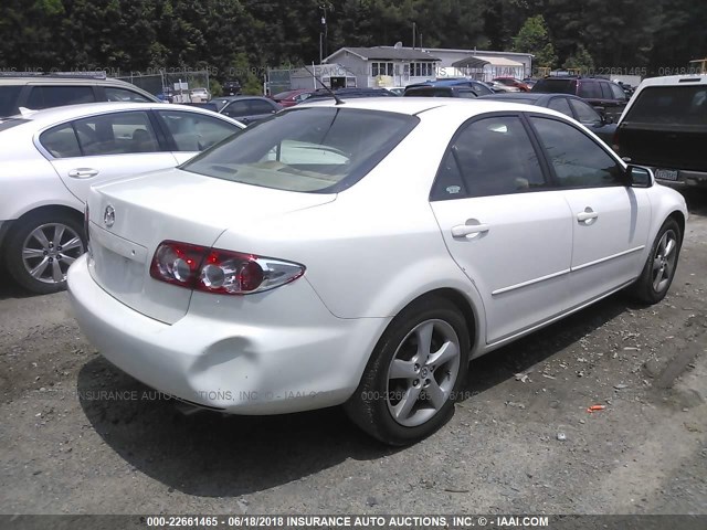 1YVFP80C755M57942 - 2005 MAZDA 6 I أبيض صورة 4